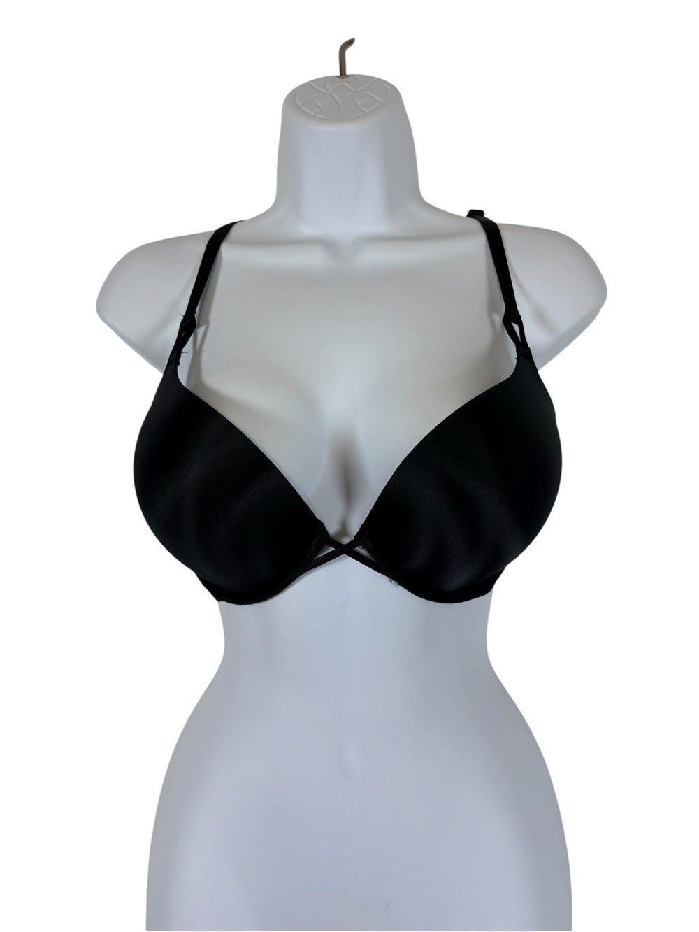 Victoria’s Secret Bombshell Plunge Bra Black Smooth Push Up Bra 34D